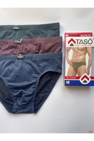 Чоловічі труси сліпи Taso 3629 з бамбука та бавовни 